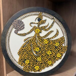 Mandala Decorativa de Oxum 30 cm | Amor, Prosperidade e Harmonia