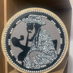 Mandala Decorativa Preto Velho 35 cm – Sabedoria, Proteção e Paz Espiritual