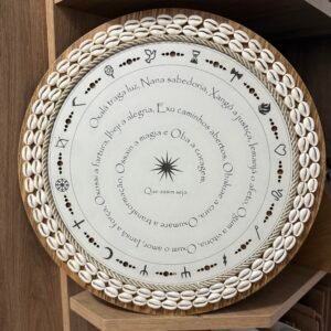 Mandala Oração dos Orixás | Rustica 40 cm