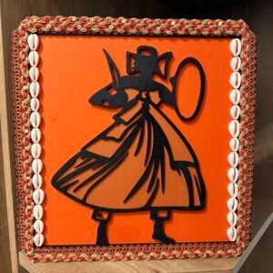 Quadro Obá – Orixá da Coragem e Lealdade | Decoração Espiritual